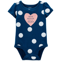 Боди, песочники, комбинезоны Carters Боди для девочки в горох 1M316710