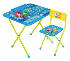 Детские столы и стулья Ника Комплект мебели Фиксики Азбука Nika