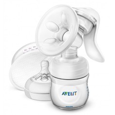 Молокоотсосы Philips Avent Молокоотсос ручной с бутылочкой Natural SCF330/20