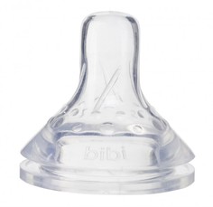 Соски Соска Bibi Natural силикон 3+ (M) для бутылочки bibi Happiness 2 шт.