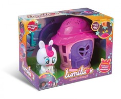 Ночники ABtoys Ночник Lumiluvs Единорог Luna с домиком-проектором звездного неба