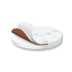 Матрасы Матрас Lunatown со съемным чехлом Aloe Vera Soft Round 75x75х10