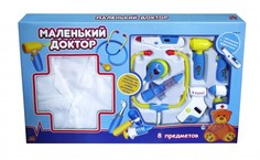 Ролевые игры ABtoys Маленький доктор Набор с халатом (8 предметов)