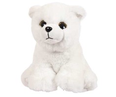 Мягкие игрушки Мягкая игрушка ABtoys В дикой природе Полярный белый медведь 15 см
