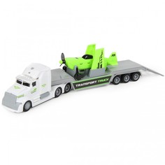 Машины Drift Автовоз с самолетом Transport Truck 1:50
