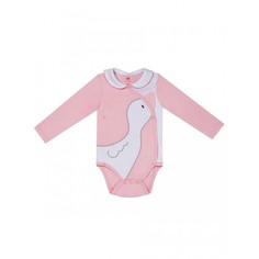 Боди, песочники, комбинезоны Diva Kids Боди для девочки Лебеди DK-069