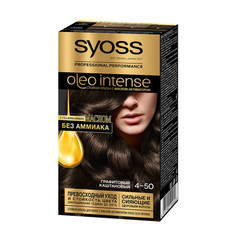 Косметика для мамы Syoss Oleo Intense Краска для волос 4-50 Графитовый каштановый