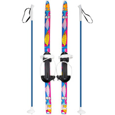 Олимпик Лыжи детские Быстрики Коты 90/90 cм