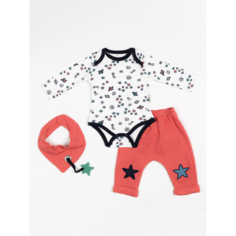 Комплекты детской одежды Star Kidz Комплект боди, слюнявчик и штанишки