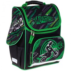 Школьные рюкзаки Спейс Ранец 1 отделение 3 кармана ArtSpace Junior Moto 37x28x21 см