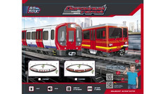 Железные дороги BeBoy Метропоезд на батарейках со световыми и звуковыми эффектами