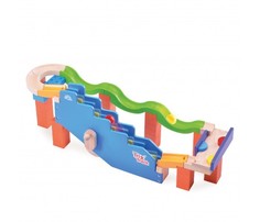 Деревянные игрушки Деревянная игрушка Wonderworld динамический Trix-Track Наверх по ступеням