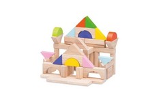 Деревянные игрушки Деревянная игрушка Wonderworld Набор цветных кубиков 50 шт.