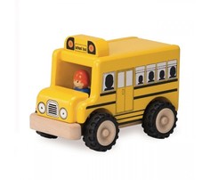 Деревянные игрушки Деревянная игрушка Wonderworld Школьный автобус