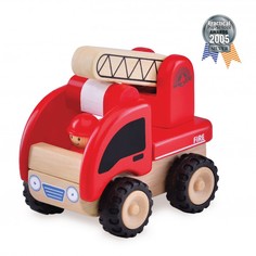 Деревянные игрушки Деревянная игрушка Wonderworld Пожарная машина Miniworld