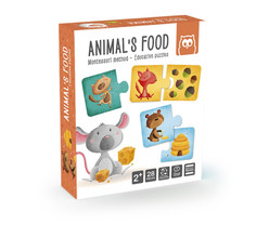 Пазлы Eurekakids Обучающая головоломка-пазл Животные и еда