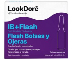 Косметика для мамы LookDore Концентрированная сыворотка в ампулах для контура век IB + Flash EYES 10x2 мл