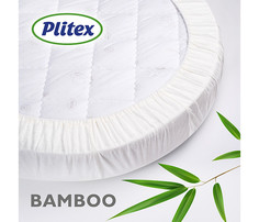 Наматрасники Plitex Наматрасник Bamboo Waterproof Lux Oval 125х75 см