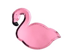 Товары для праздника MeriMeri Тарелки Розовый фламинго