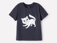 Футболки и топы Crockid Фуфайка для девочки Fanny cats КР 301862