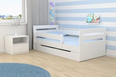 Кровати для подростков Подростковая кровать Столики Детям с бортиком Мода 80x160 см