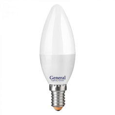 Светильники Светильник General Лампа LED 12W E14 2700 свеча 10 шт.