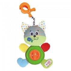 Подвесные игрушки Подвесная игрушка Biba Toys развивающая на клипсе Котишка-Мурлышка