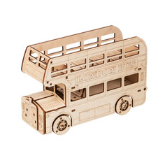 Rezark Сборные модели Пазл 3D Английский автобус