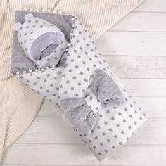 Конверты на выписку СуперМаМкет Конверт-одеяло Звездочки (демисезон)