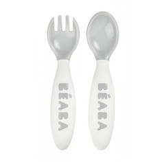 Столовые приборы Beaba Эргономические вилка и ложка Set Of 2 2nd Age