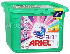 Бытовая химия Ariel Авт Гель СМС жидк. в растворимых капсулах Liquid Capsules Color 15X27г