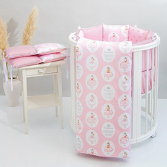 Комплекты в кроватку Комплект в кроватку Pituso универсальный Принцессы (6 предметов)