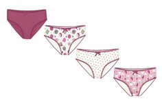 Белье и колготки Mayoral Трусы для девочки 10307/83 4 шт.