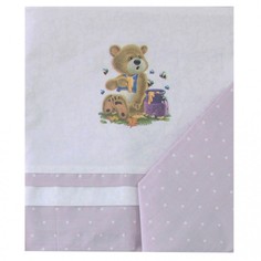 Постельное белье Ангелочки с аппликацией №2 (3 предмета)