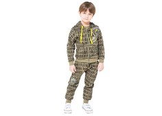 Спортивные костюмы Crockid Брюки для мальчика Лесная текстура
