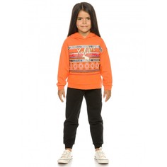 Комплекты детской одежды Pelican Комплект для девочек худи и брюки GFANP