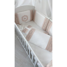 Бортики в кроватку Бортик в кроватку Krisfi прямоугольную 120х60 или 125х65 Вдохновение (3 подушки)