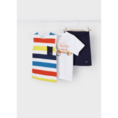 Комплекты детской одежды Mayoral Комплект для мальчика (майка, футболка, шорты) 3677