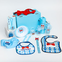 Наборы для кормления Mum&Baby Детский подарочный набор промобокс ХИТЫ Джентльмен