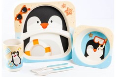 Посуда Крошка Я Набор детской посуды Пингвинёнок (5 предметов)