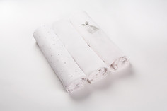 Пеленки Пеленка Firstday муслиновая для новорожденных 120x120 см набор 3 шт.