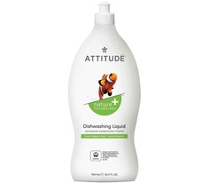 Бытовая химия Attitude Средство для мытья посуды Зеленое яблоко/Базилик 700 мл