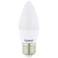 Светильники Светильник General Лампа LED 10W E27 2700 свеча 10 шт.