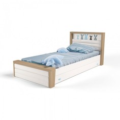 Кровати для подростков Подростковая кровать ABC-King Mix Bunny №4 с мягким изножьем 160x90 см