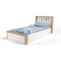 Кровати для подростков Подростковая кровать ABC-King Mix Bunny №4 с мягким изножьем 190x120 см