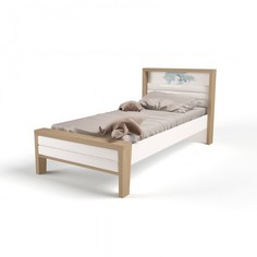 Кровати для подростков Подростковая кровать ABC-King Mix Ocean №2 с мягким изножьем 160x90 см
