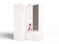 Шкафы Шкаф ABC-King угловой гармошка Фея с зеркалом (левый)