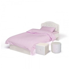 Кровати для подростков Подростковая кровать ABC-King Princess №1 со стразами Сваровски без ящика и матраса 160x90 см
