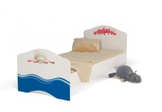 Кровати для подростков Подростковая кровать ABC-King Ocean без ящика для девочки 190x90 см