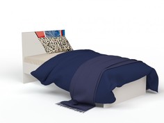 Кровати для подростков Подростковая кровать ABC-King Человек паук с рисунком без ящика 160x90 см